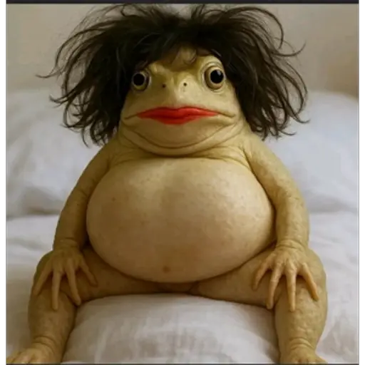 Figurinha: Sapo de batom