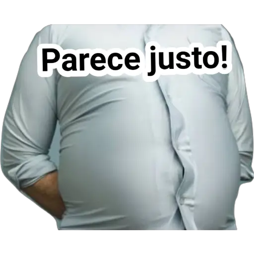 Figurinha: Parece Justo!