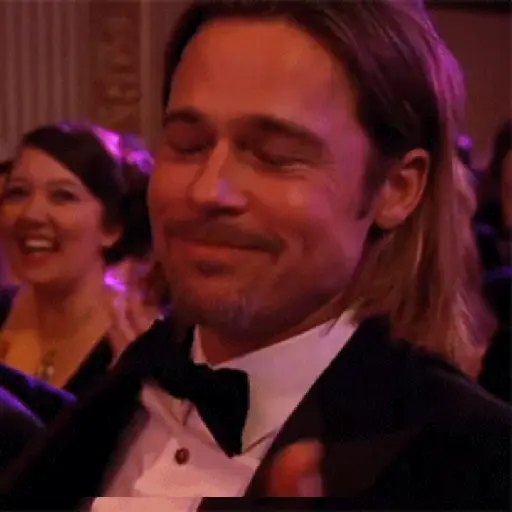 Figurinha: Brad Pitt Clap