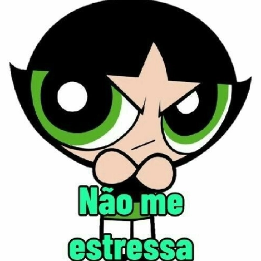 Figurinha: Buttercup "Não me estressa"