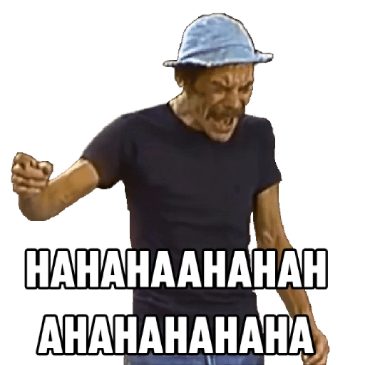 Figurinha: Chaves Rindo Muito