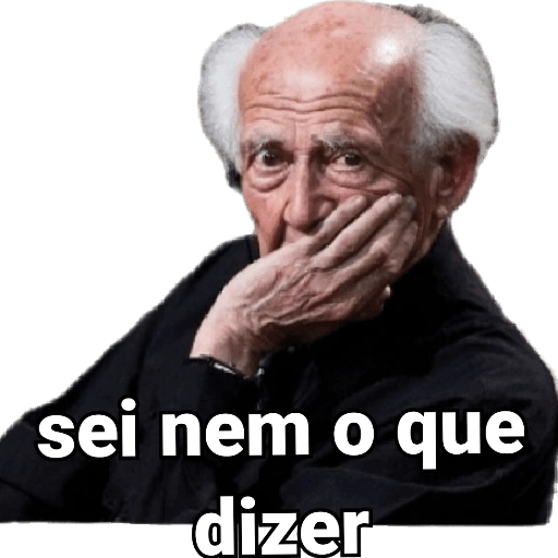 Figurinha: Sei nem o que dizer