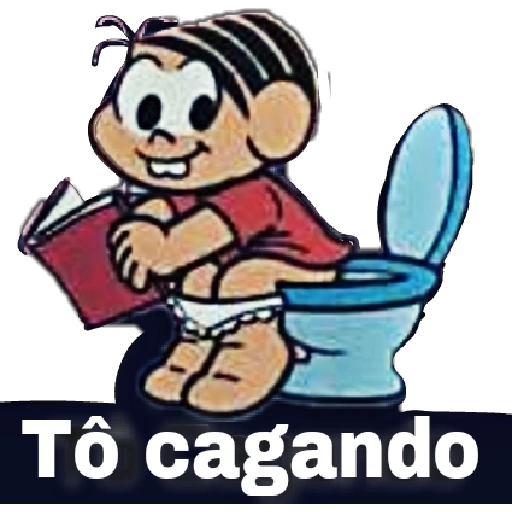 Figurinha: Cebolinha no trono