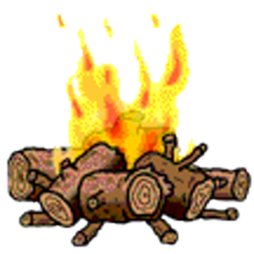 Sticker: Fogata animada