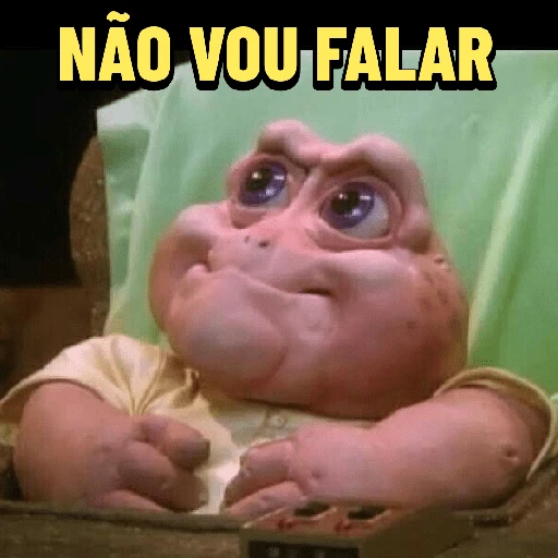 Figurinha: Bebê "Dinossauros" - Não vou falar