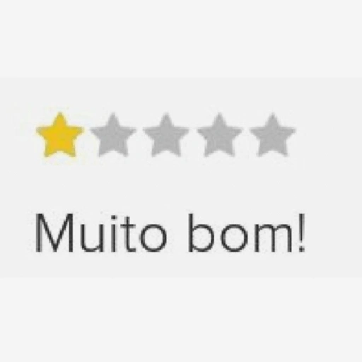 Figurinha: 1 Estrela Muito Bom