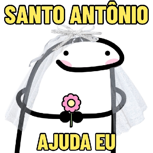 Figurinha: Santo Antônio Ajuda Eu