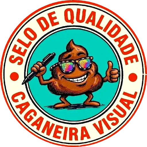 Figurinha: Selo de Qualidade Caganeria Visual
