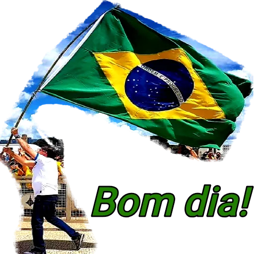 Figurinha: Bom dia Brasil!