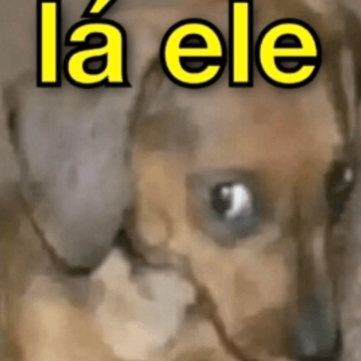 Figurinha: Lá ele