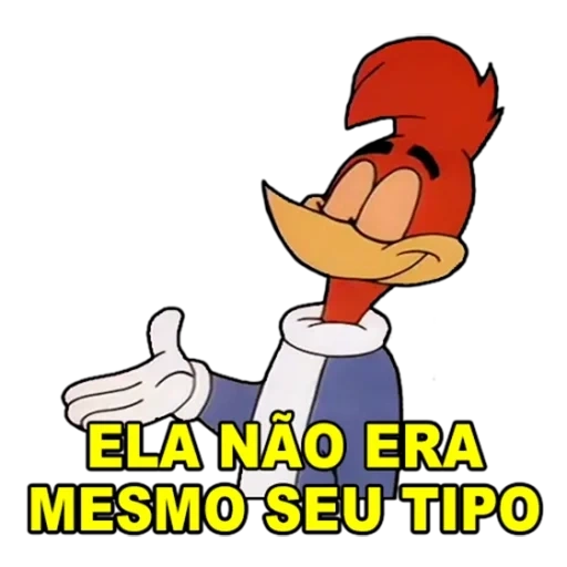 Figurinha: Pica-Pau: Ela não era seu tipo