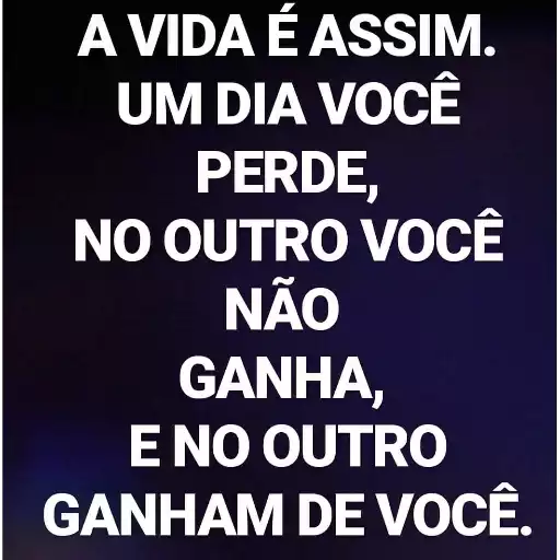 Figurinha: A vida é assim