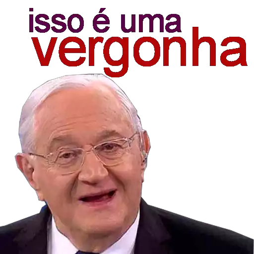 Figurinha: Isso é uma vergonha