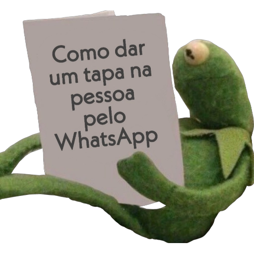 Figurinha: Como dar um tapa pelo WhatsApp