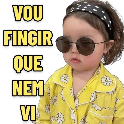 Figurinha: Vou Fingir Que Nem Vi