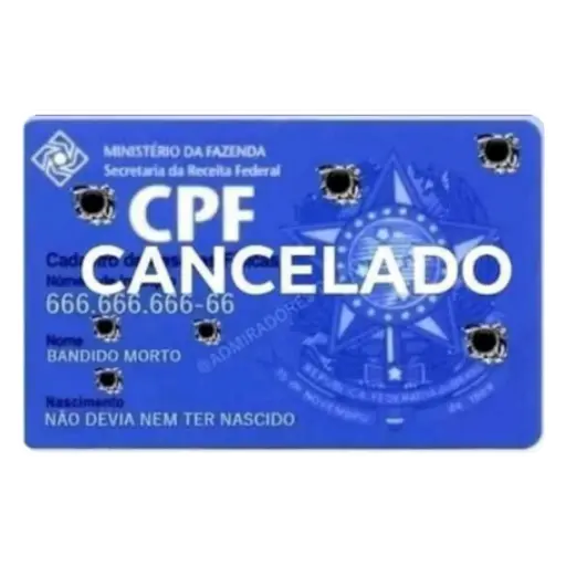 Figurinha: CPF Cancelado