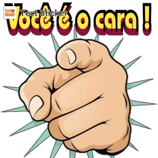 Sticker: ¡Tú eres el indicado!