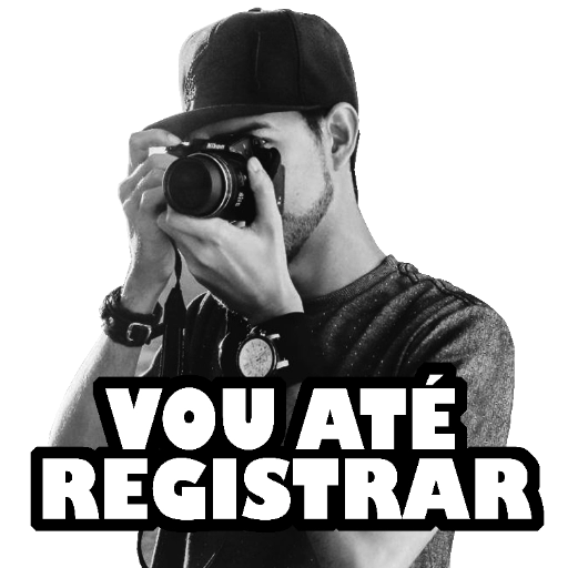 Figurinha: Fotógrafo