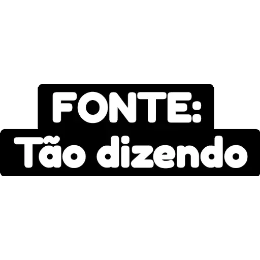 Figurinha: Fonte: Tão dizendo