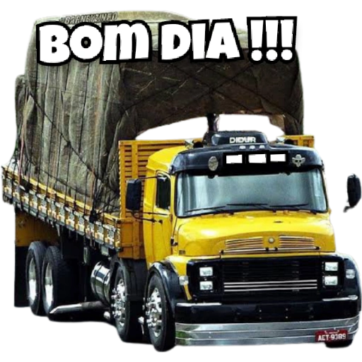 Figurinha: Bom Dia Caminhão Amarelo