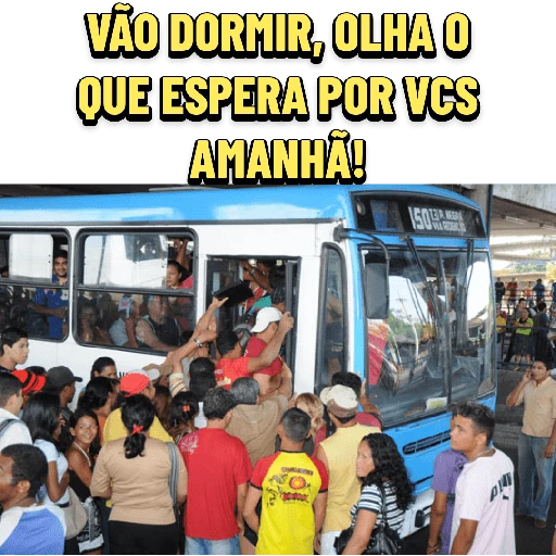 Figurinha: Vão dormir, olha o que espera amanhã!