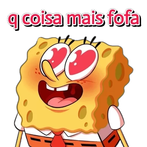 Figurinha: Bob Esponja Apaixonado