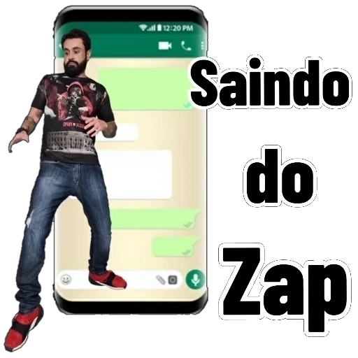 Figurinha: Saindo do Zap