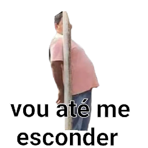 Figurinha: Homem escondido
