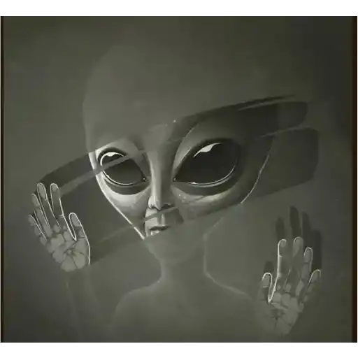 Figurinha: Alienígena assustador