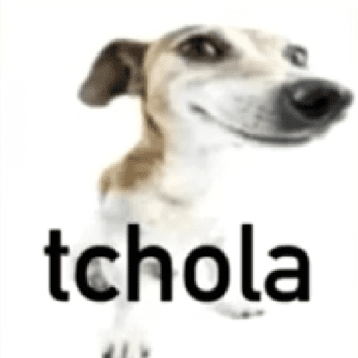 Figurinha: Cachorro Tchola