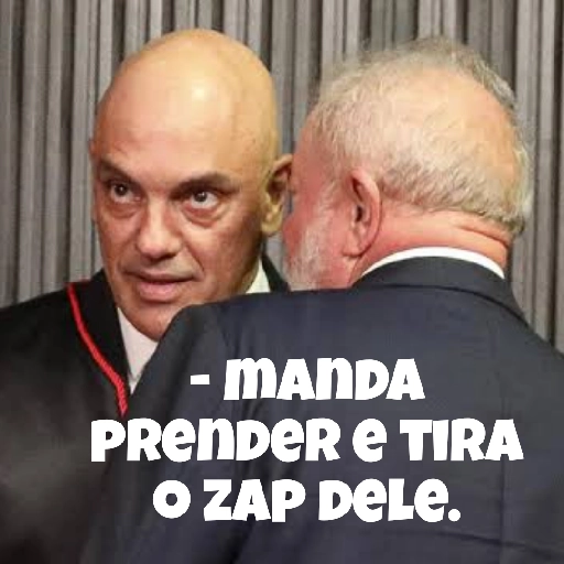 Figurinha: Xandão e Lula em segredo
