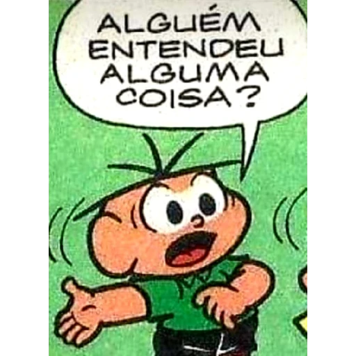 Figurinha: Alguém entendeu alguma coisa?