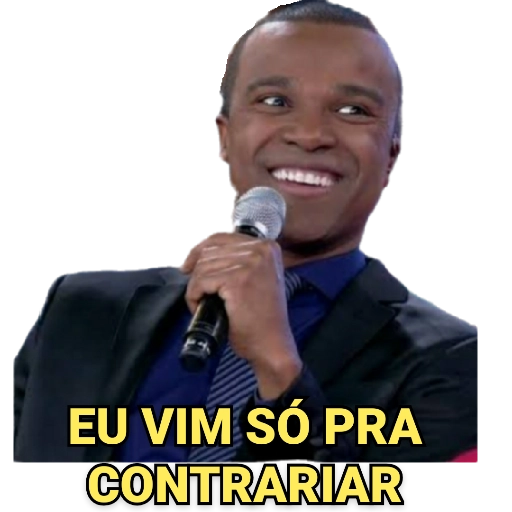 Figurinha: Eu Vim Só Pra Contrariar