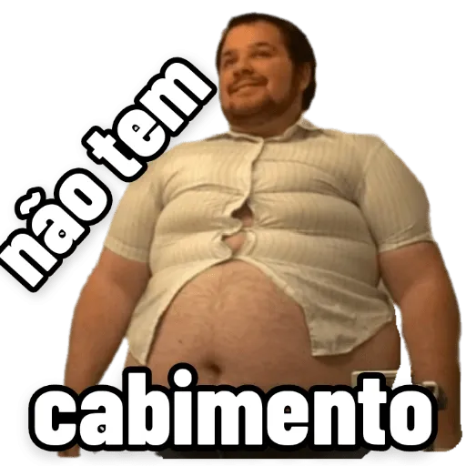 Figurinha: Não tem cabimento