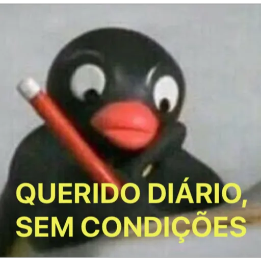 Figurinha: Pingu Querido Diário Sem Condições