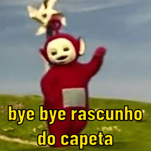 Figurinha: Tinky Winky Tchau Capeta