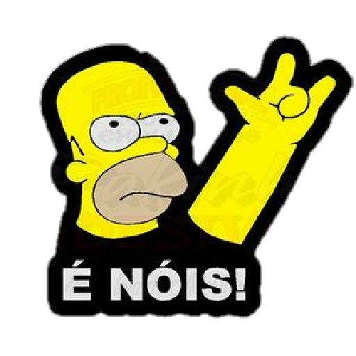 Figurinha: Homer Simpson É Nóis!