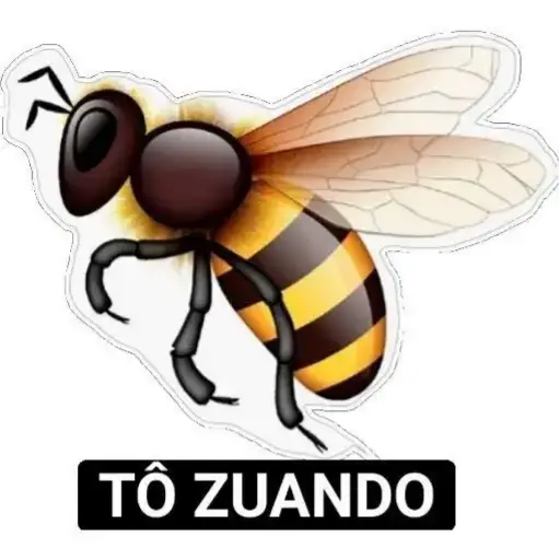 Figurinha: Abelha "Tô Zuando"