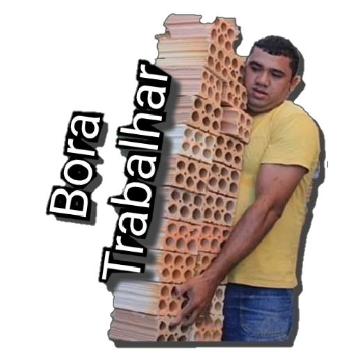 Figurinha: Bora Trabalhar