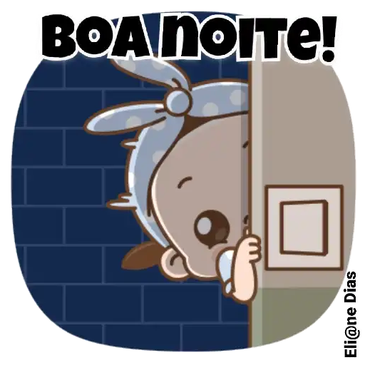 Figurinha: Boa Noite!
