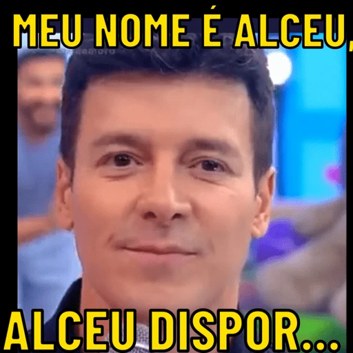 Figurinha: Meu nome é Alceu