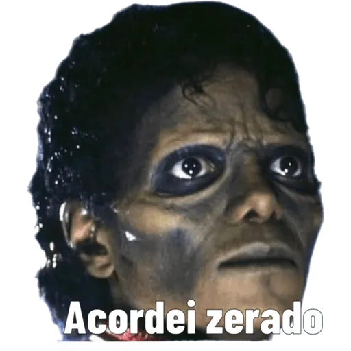 Figurinha: Michael Jackson Acordei Zerado