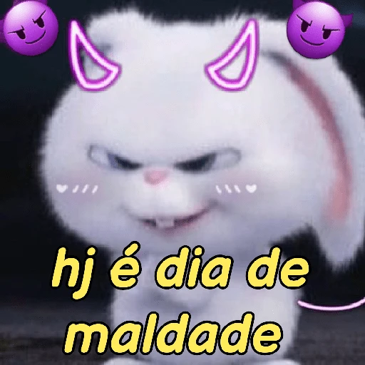 Figurinha: Coelho do mal