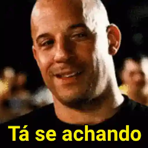 Figurinha: Vin Diesel tá se achando