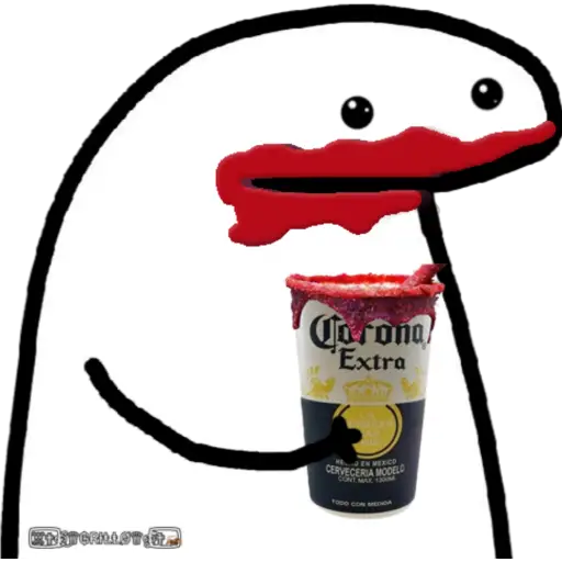 Figurinha: Flork com Corona e Tajín