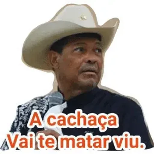 Figurinha: A cachaça vai te matar viu