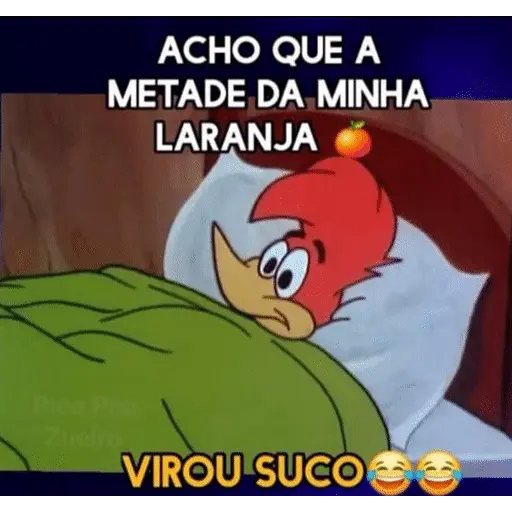 Figurinha: Pica Pau e a Laranja