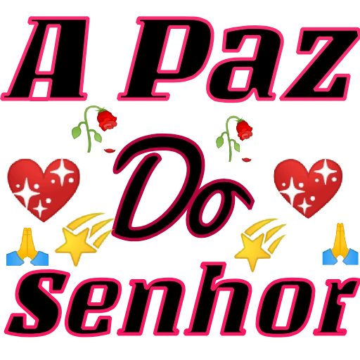 Figurinha: A Paz Do Senhor