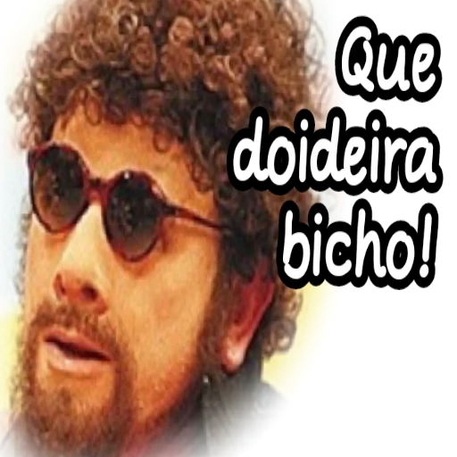 Figurinha: Que doideira, bicho!