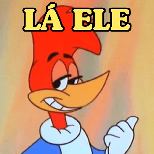 Figurinha: Pica-Pau: Lá Ele